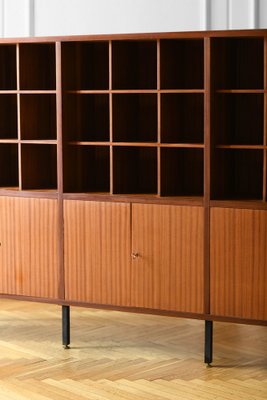 Wooden Sideboard with Shelves and Counters, Italy, 1960s-MNF-1704584