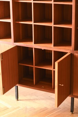 Wooden Sideboard with Shelves and Counters, Italy, 1960s-MNF-1704584