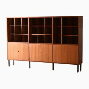 Wooden Sideboard with Shelves and Counters, Italy, 1960s-MNF-1704584