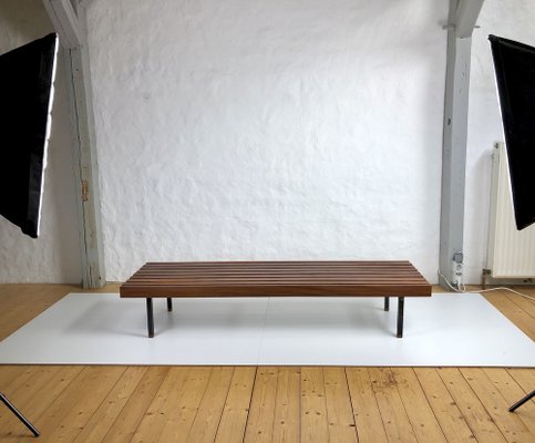 Wooden Slatted Bench from the Wiener Werkstätten, 1960s-FFL-2031358