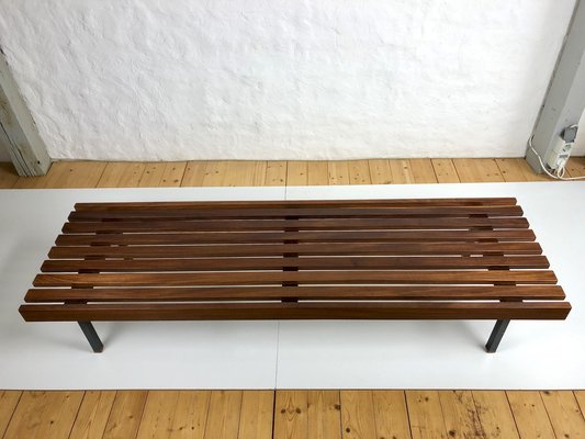 Wooden Slatted Bench from the Wiener Werkstätten, 1960s-FFL-2031358