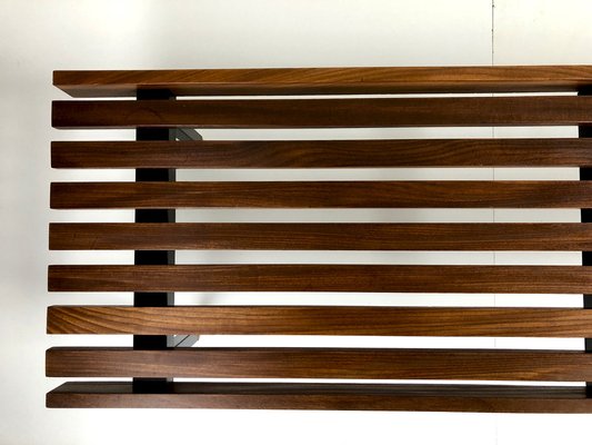 Wooden Slatted Bench from the Wiener Werkstätten, 1960s-FFL-2031358