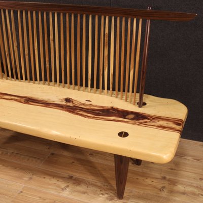 Wooden Sofa in the style of George Nakashima, 1980s-RP-2021104