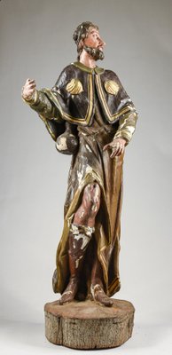 Wooden Statue of San Giacomo da Compostela, 1800s-RAQ-1433205