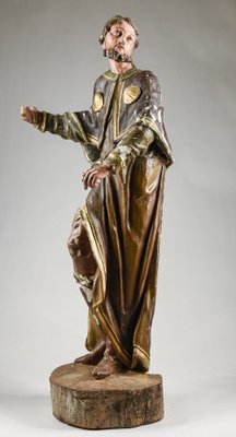 Wooden Statue of San Giacomo da Compostela, 1800s-RAQ-1433205