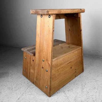 Wooden Step Stool, Japan, 1990s-DWL-1786909