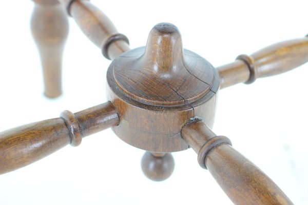 Wooden Stool, Czechoslovakia, 1940s-TZ-1423404