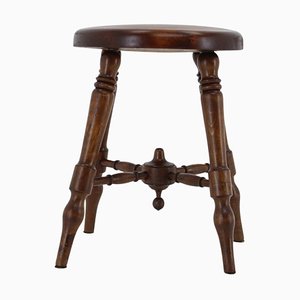 Wooden Stool, Czechoslovakia, 1940s-TZ-1423404