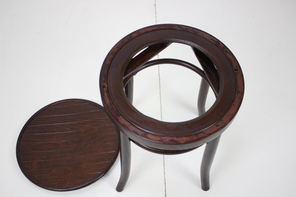 Wooden Stool from Fischel, 1910s-TZ-985670