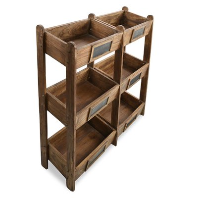 Wooden Storage Shelves-NQ-1782971