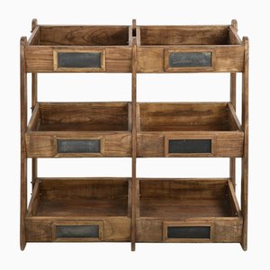 Wooden Storage Shelves-NQ-1782971