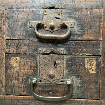 Wooden Store Cabinet, Japan, 1920s-DWL-1787515