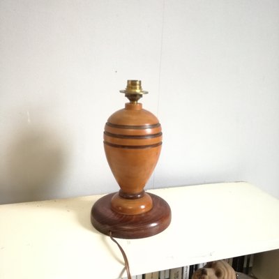 Wooden Table Lamp Base-NTQ-2032150