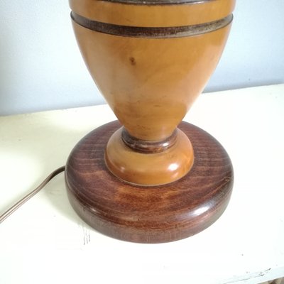 Wooden Table Lamp Base-NTQ-2032150