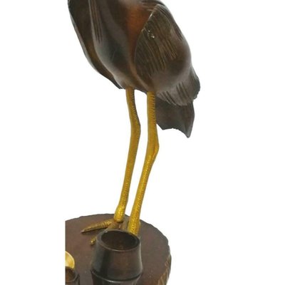 Wooden Table Lamp by Aldo Tura, 1950s-FIP-777775