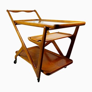 Wooden Tea Trolley by Cesare Lacca for Cassina, 1950s-RY-553487