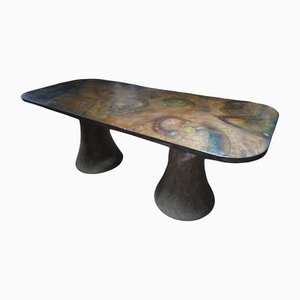 Wooden Top Meeting Table by Monica Sacchetti-ZFY-1215291