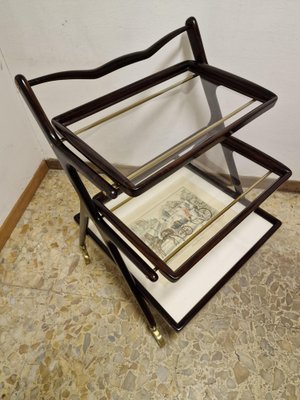 Wooden Trolley by Ico & Luisa Parisi, 1960s-RKF-1756727