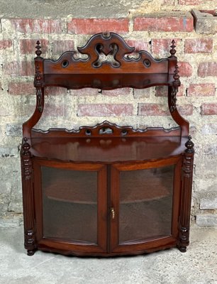 Wooden Vitrine Shelf, 1890s-RWZ-1419561