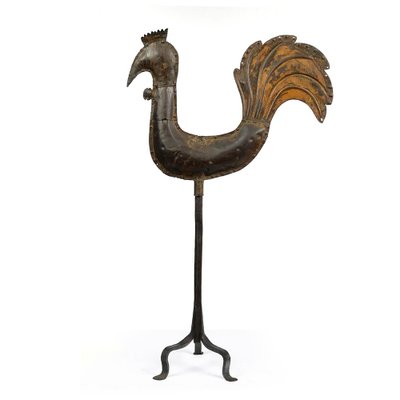 Wooden Weathervane on Iron Stand, 1940s-NQ-736447