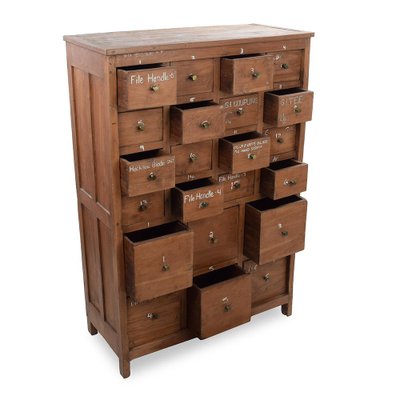 Wooden Workshop Chest of 22 Drawers, 1800s-NQ-1749260