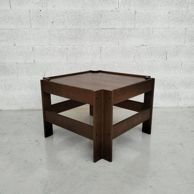 Wooden Zelda Side Table attributed to Sergio Asti for Poltronova, 1960s-RNN-1723294