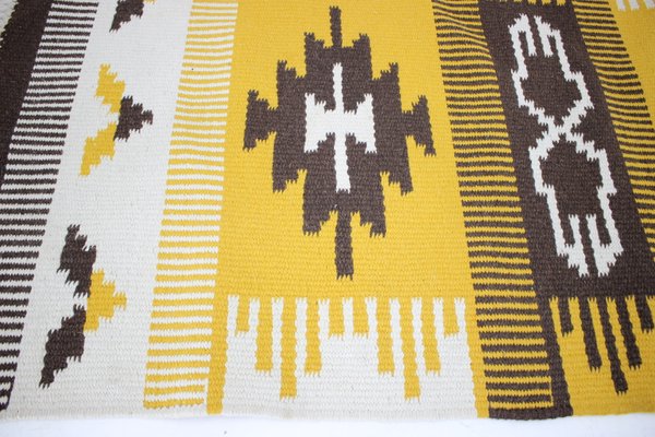 Wool Kilim Carpets, 1960s, Set of 3-TZ-582586