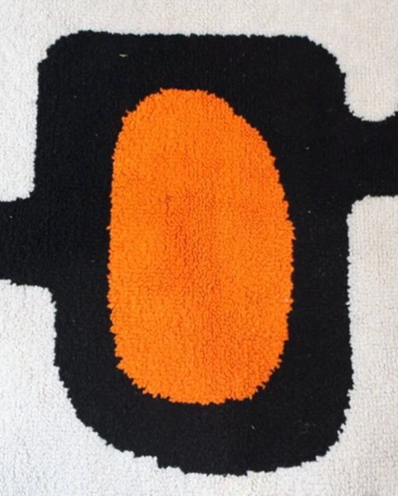 Wool Mat with Geometric Monogram Ap, 1974