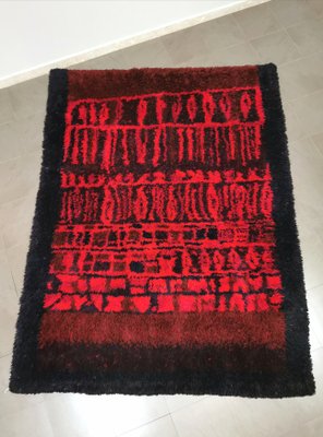 Wool Rectangular Rug attributed to Verner Panton, Denmark, 1970s-ZST-1357836