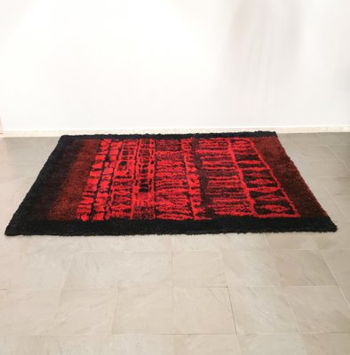 Wool Rectangular Rug attributed to Verner Panton, Denmark, 1970s-ZST-1357836