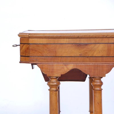 Work Table in Walnut Root, Italy, 1800s-XSG-1799135