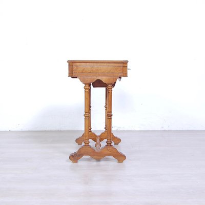 Work Table in Walnut Root, Italy, 1800s-XSG-1799135