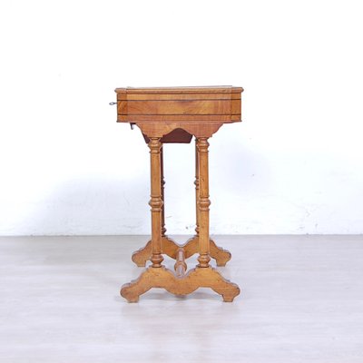 Work Table in Walnut Root, Italy, 1800s-XSG-1799135