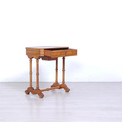 Work Table in Walnut Root, Italy, 1800s-XSG-1799135