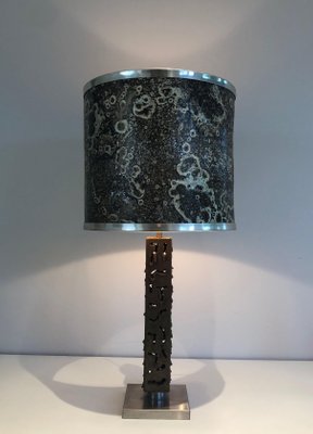 Worked Steel Table Lamp-BA-1365338