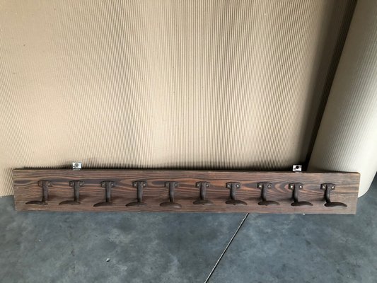 Workshop Coat Rack with 10 Hooks-QJM-1059015