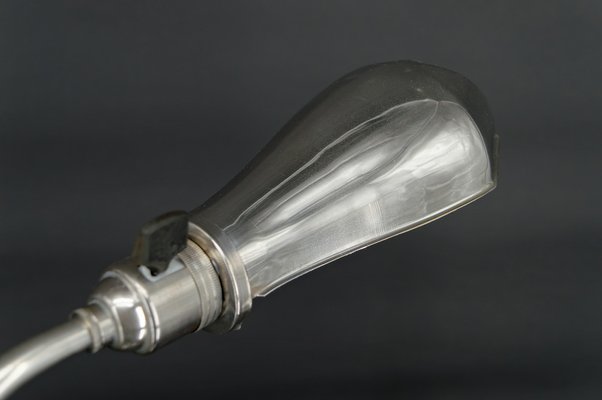 Workshop Lamp in Aluminum and Nickel, 1890s-XNH-1804512