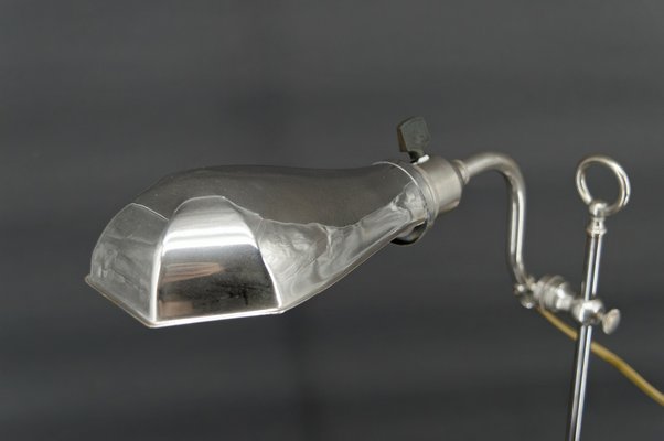 Workshop Lamp in Aluminum and Nickel, 1890s-XNH-1804512