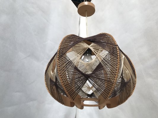 Woven Ceiling Lamp, 1970s-WQQ-1386291