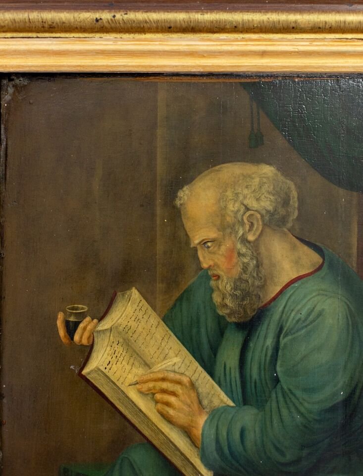 Writing Scholar of Antiquity, 1750s, Oil on Canvas