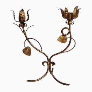 Wrought Iron Candelabra, Spain, 1950s-RGF-1794740