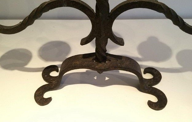 Wrought Iron Candelabras, Set of 4-BA-1365625