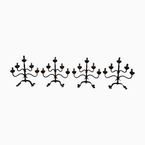 Wrought Iron Candelabras, Set of 4-BA-1365625