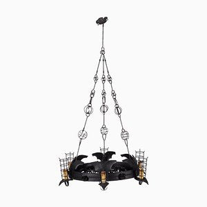 Wrought Iron Chandelier-VMM-1209653