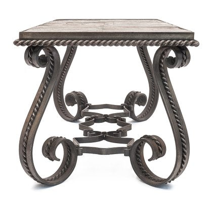 Wrought Iron Coffee Table, 1950s-JCN-1703646