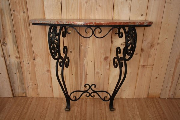 Wrought Iron Console, 1940s-KMQ-912298