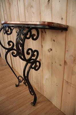 Wrought Iron Console, 1940s-KMQ-912298