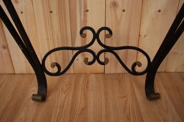 Wrought Iron Console, 1940s-KMQ-912298