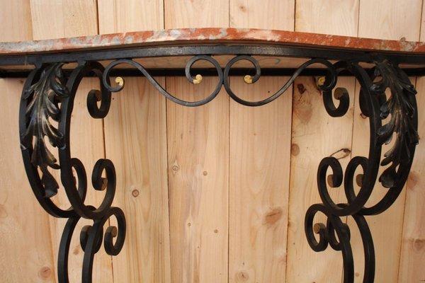 Wrought Iron Console, 1940s-KMQ-912298