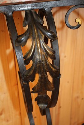 Wrought Iron Console, 1940s-KMQ-912298